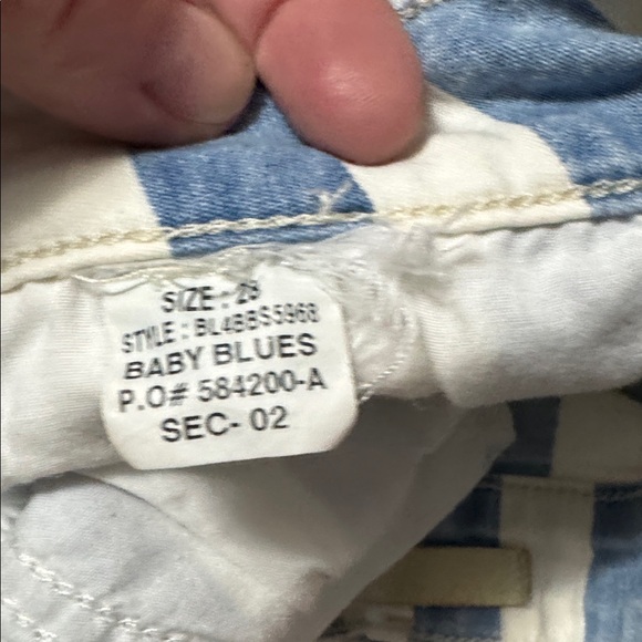 Joe’s Blue and White Striped jeans - Picture 4 of 6